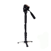 YUNTENG VCT-288 Tripod Mount Monopod with Fluid Drag Head, VCT-288